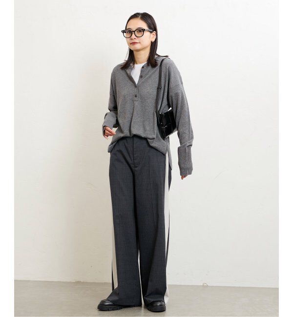 JOURNAL STANDARD「《WEB限定追加2》ウォッシャブル2WAYヘンリープルオーバー」|ニット・セーター|