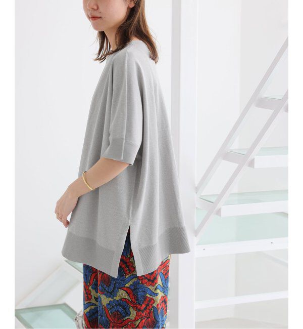 JOURNAL STANDARD relume「《追加》接触冷感 / ウォッシャブルクールポンチョプルオーバー」|ニット・セーター|
