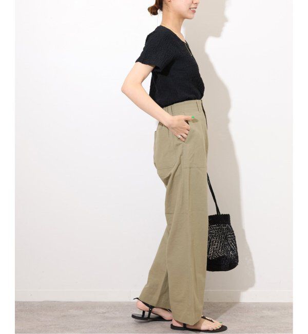JOURNAL STANDARD relume「《追加》コットンリネンツイルベイカーパンツ」|カーゴ|