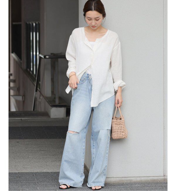 JOURNAL STANDARD relume「ラミーコットンメッシュ2WAYプルオーバー」|シャツ・ブラウス|