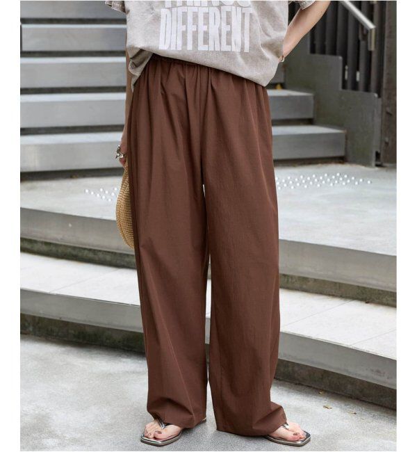 JOURNAL STANDARD「《追加4》【撥水/接触冷感/洗える/UVカット】リネンナイロンストレッチワイドパンツ」|その他|