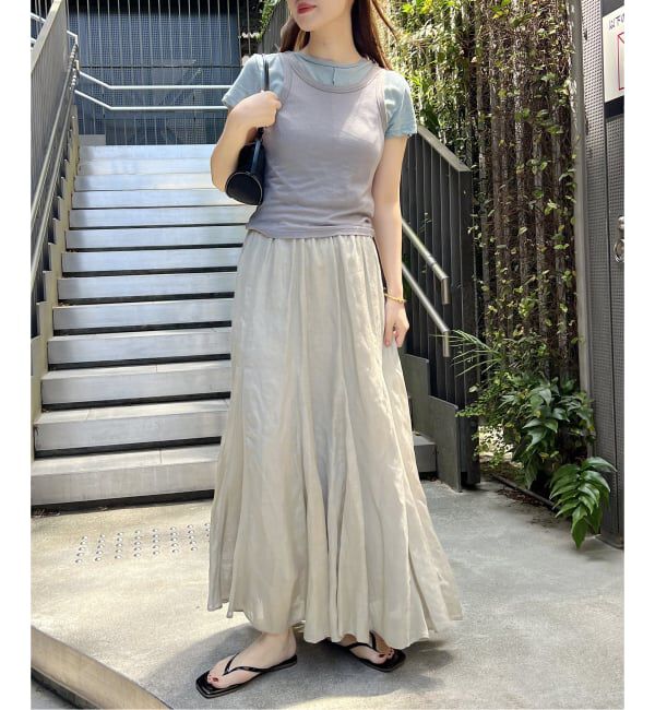 JOURNAL STANDARD「《WEB限定追加2》シアーレーヨンリネンスカート」|スカート|