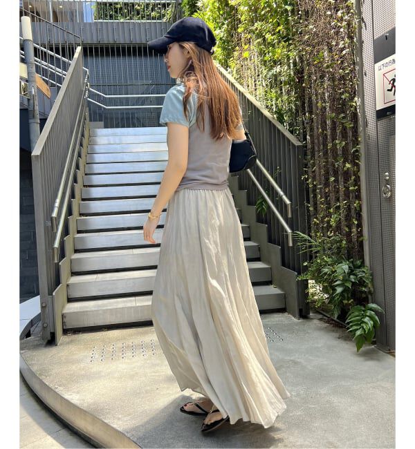 JOURNAL STANDARD「《WEB限定追加2》シアーレーヨンリネンスカート」|スカート|