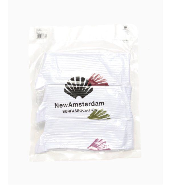 JOURNAL STANDARD relume「NEW AMSTERDAM SURF ASSOCIATION LOGO SOCKS 3PACK 2501161001/62001」|ソックス|ホワイト
