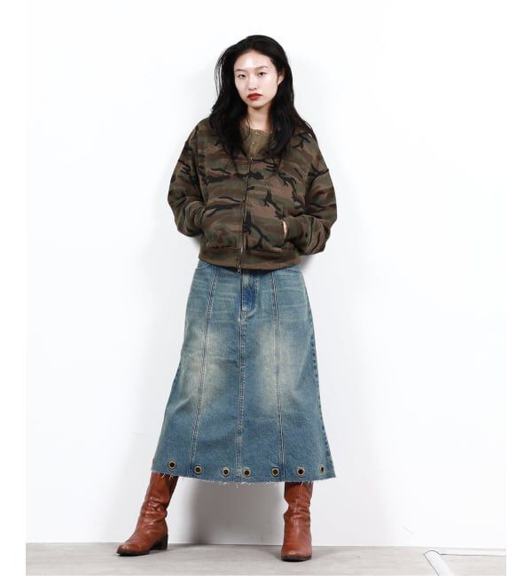 Oriens JOURNAL STANDARD「アイレットデニムスカート」|スカート|