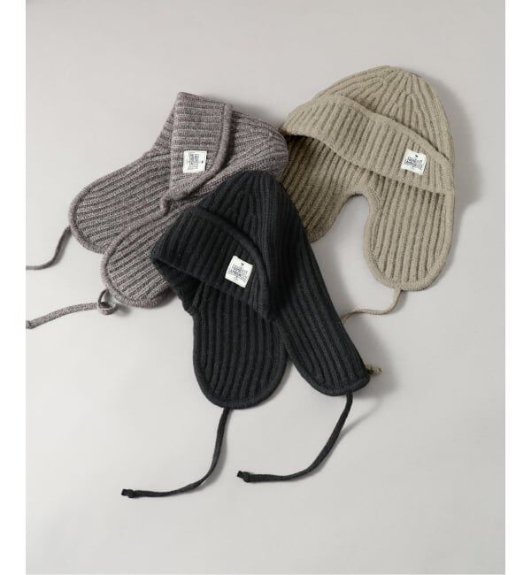 JOURNAL STANDARD relume「ハミルトン ウール ガーター フライトキャップ」|ニット帽|