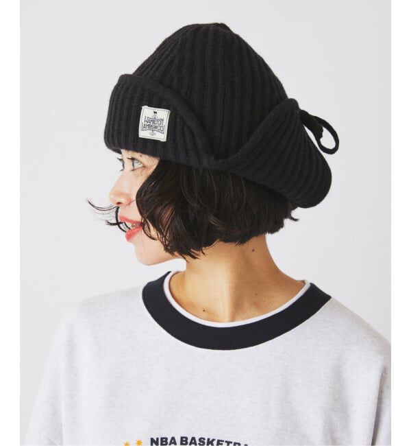 JOURNAL STANDARD relume「ハミルトン ウール ガーター フライトキャップ」|ニット帽|