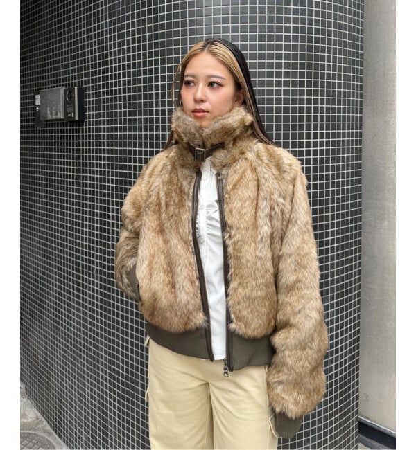 Oriens JOURNAL STANDARD「フェイクファーブルゾン」|その他|キャメル