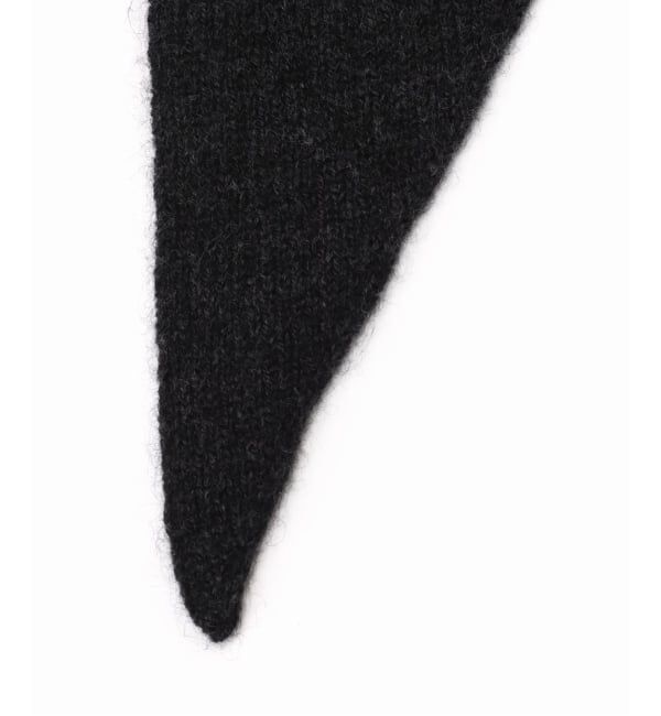 journal standard L'essage「【ASAUCE MELER】シームレス トライアングル カシミヤニットストール」|ストール|