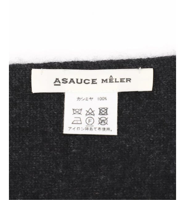 journal standard L'essage「【ASAUCE MELER】シームレス トライアングル カシミヤニットストール」|ストール|