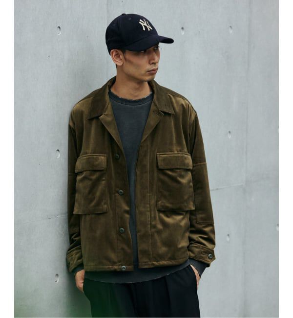 JOURNAL STANDARD「トリコット ベロア フェード BDU シャツジャケット」|その他|