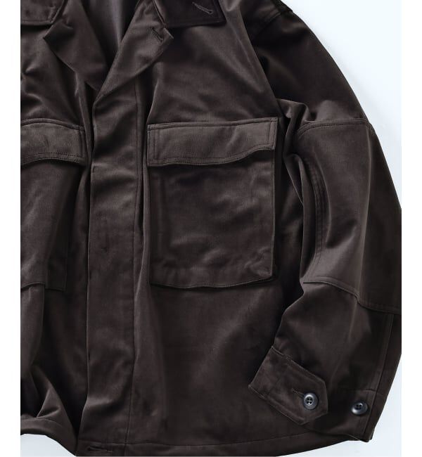JOURNAL STANDARD「トリコット ベロア フェード BDU シャツジャケット」|その他|