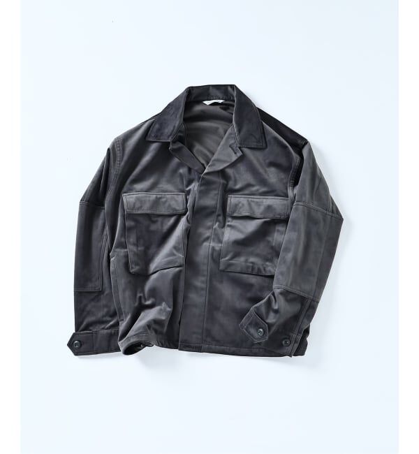 JOURNAL STANDARD「トリコット ベロア フェード BDU シャツジャケット」|その他|