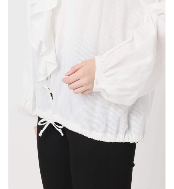 JOURNAL STANDARD「《WEB限定追加3》ボイルストライプフリルブラウス」|シャツ・ブラウス|