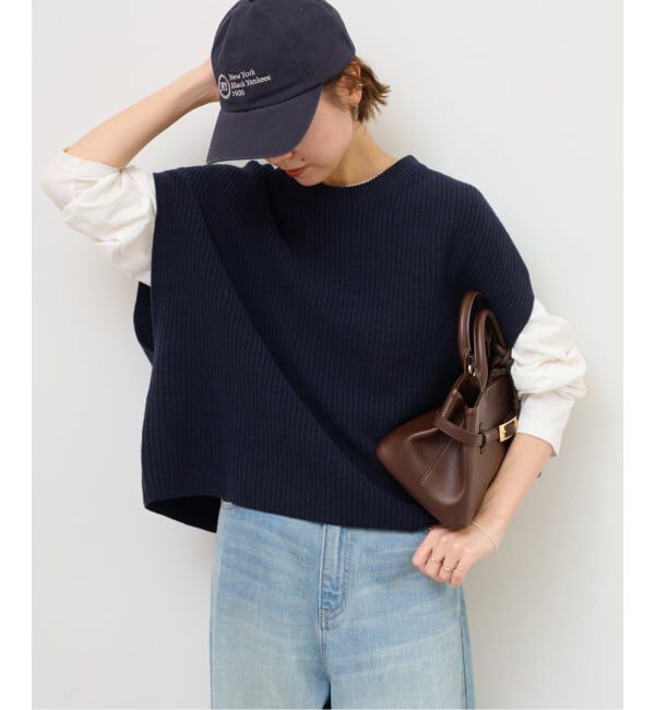 JOURNAL STANDARD relume「《追加2》ハミルトンウール畔ベスト」|ベスト・ジレ|ネイビー