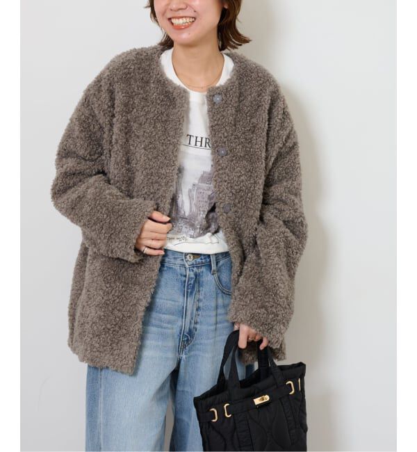 JOURNAL STANDARD relume「《追加》ボアカラーレスジャケット」|その他|