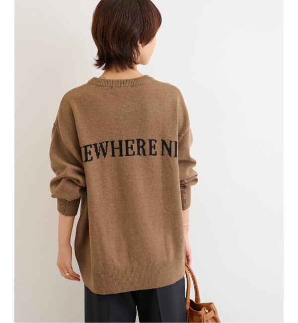 JOURNAL STANDARD relume「《WEB限定追加》バックロゴニットプルオーバー」|ニット・セーター|