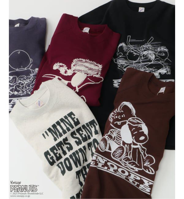 JOURNAL STANDARD relume「PEANUTS / ピーナッツ 別注 FANTASY A&G INC プリント スウェット HOLIDAY」|スウェット・ジャージ|