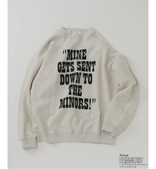 JOURNAL STANDARD relume「PEANUTS / ピーナッツ 別注 FANTASY A&G INC プリント スウェット HOLIDAY」|スウェット・ジャージ|ナチュラル