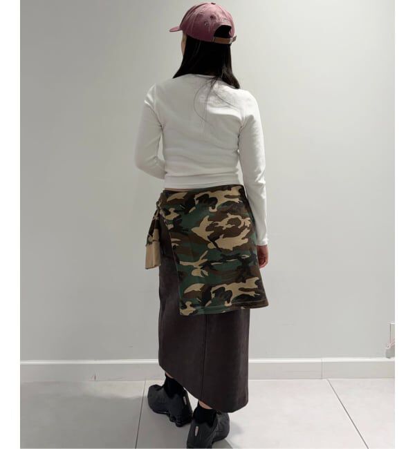 Oriens JOURNAL STANDARD「レースアップフェイクレザースカート」|スカート|