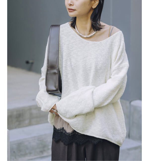 JOURNAL STANDARD「【fedit】スラブカノコプルオーバー」|ニット・セーター|