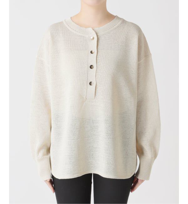 JOURNAL STANDARD「テープヤーンヘンリープルオーバー」|ニット・セーター|