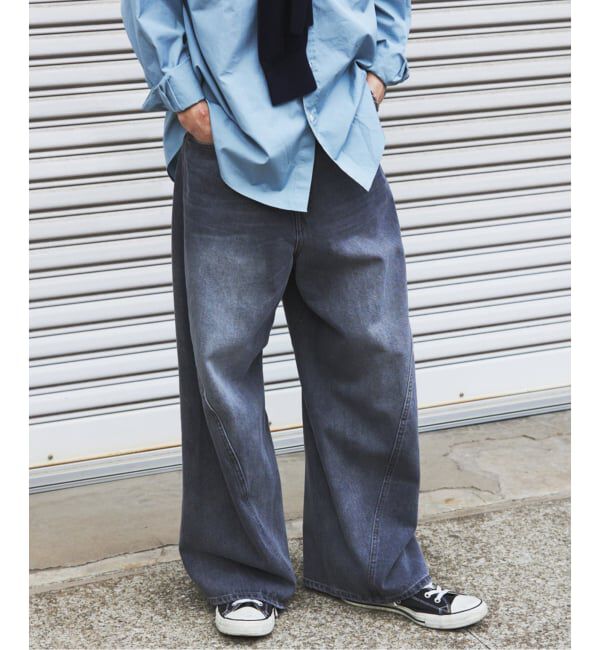 JOURNAL STANDARD「3D グレー 後染め キャノン パンツ」|デニム|グレー