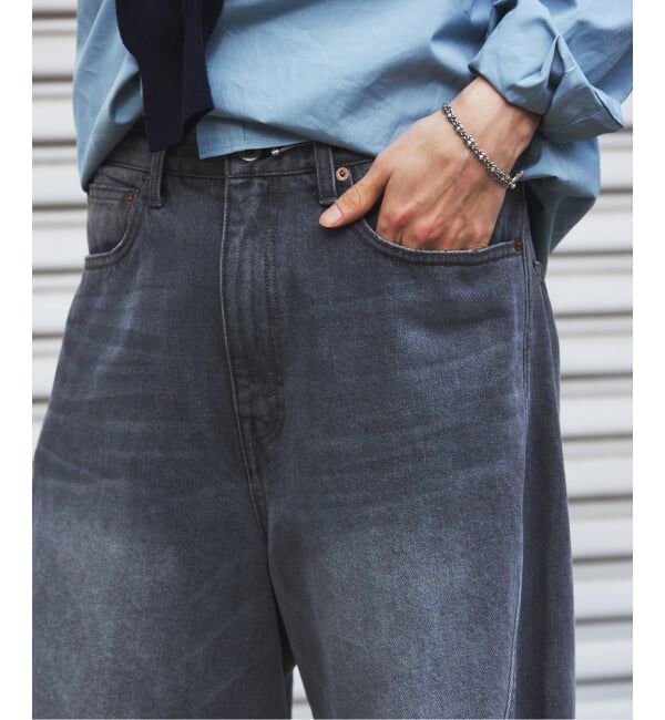 JOURNAL STANDARD「3D グレー 後染め キャノン パンツ」|デニム|