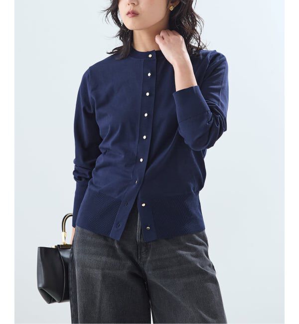 journal standard L'essage「《予約》コットン カーディガン」|カーディガン|ネイビー