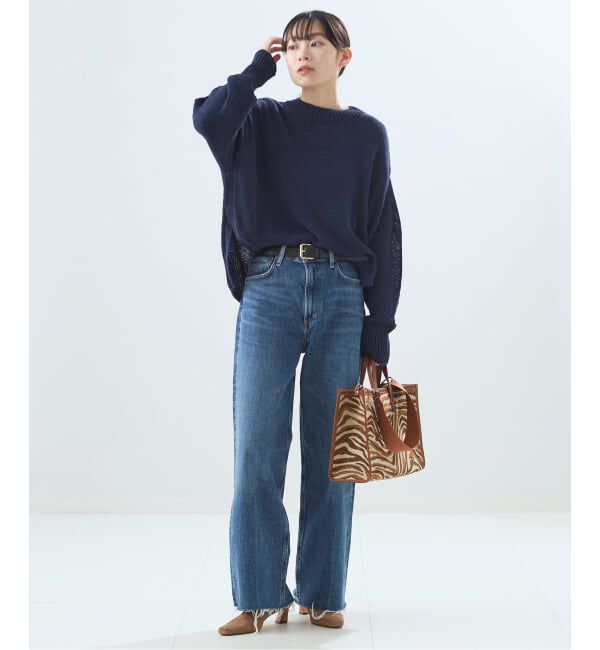 journal standard L'essage「【金子綾さん着用】コットンTAPEワイドプルオーバー」|ニット・セーター|