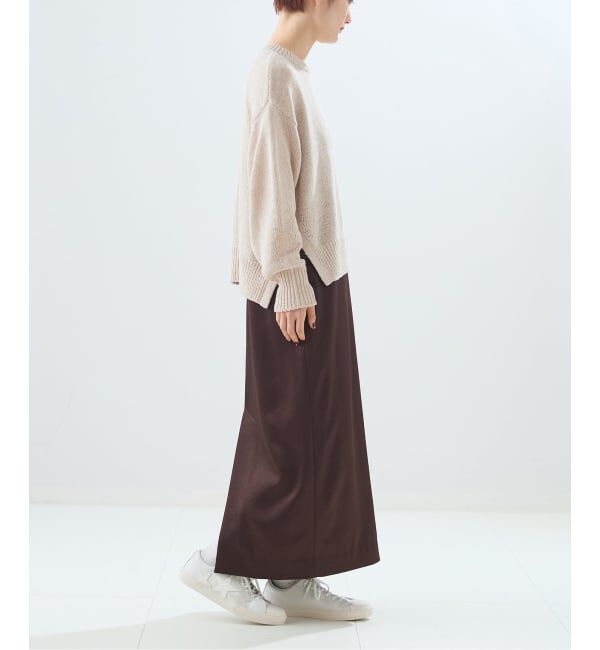 journal standard L'essage「【金子綾さん着用】コットンTAPEワイドプルオーバー」|ニット・セーター|