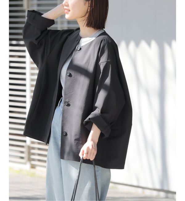 JOURNAL STANDARD relume「《追加》［撥水 / UVカット］【SPENSIERATO】クルーネックコクーンブルゾン」|その他|