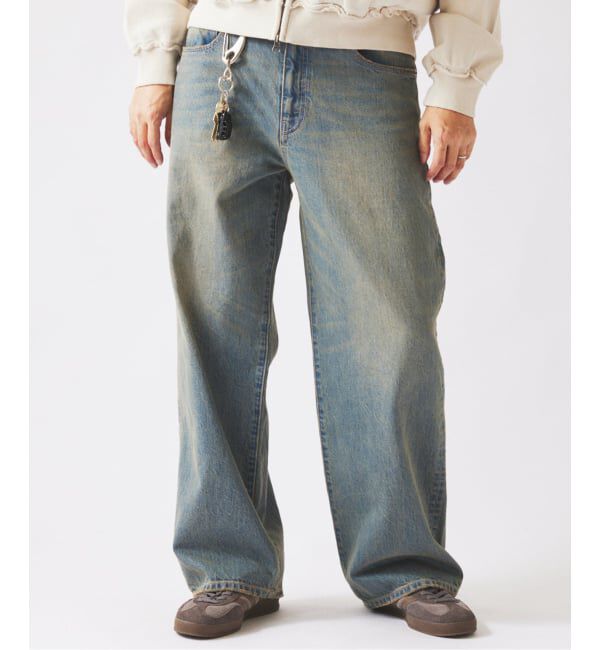 JOURNAL STANDARD relume「《予約》スモーキーデニム 11oz ワイドパンツ」|デニム|