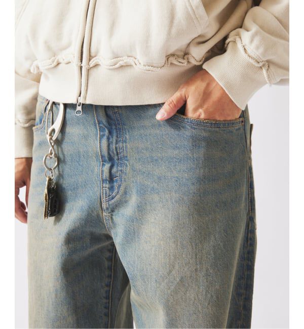 JOURNAL STANDARD relume「《予約》スモーキーデニム 11oz ワイドパンツ」|デニム|