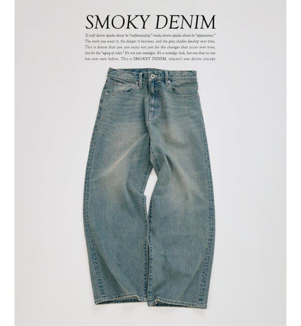 JOURNAL STANDARD relume「《予約》スモーキーデニム 11oz ワイドパンツ」|デニム|ネイビー C