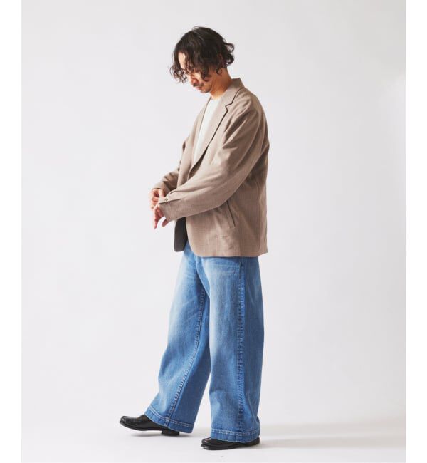 JOURNAL STANDARD relume「クラフトデニム 12oz ワイド デニム スラックス」|デニム|