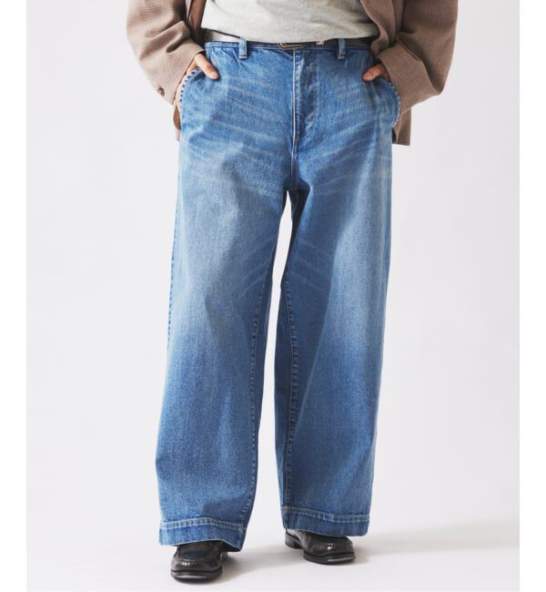 JOURNAL STANDARD relume「クラフトデニム 12oz ワイド デニム スラックス」|デニム|