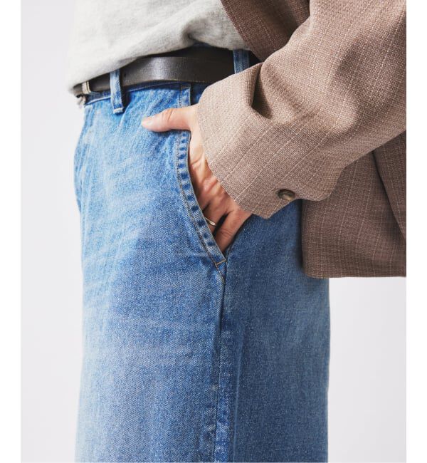 JOURNAL STANDARD relume「クラフトデニム 12oz ワイド デニム スラックス」|デニム|