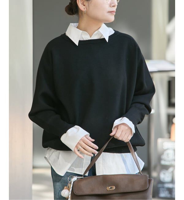 JOURNAL STANDARD「ウォッシャブルラグランプルオーバー」|ニット・セーター|