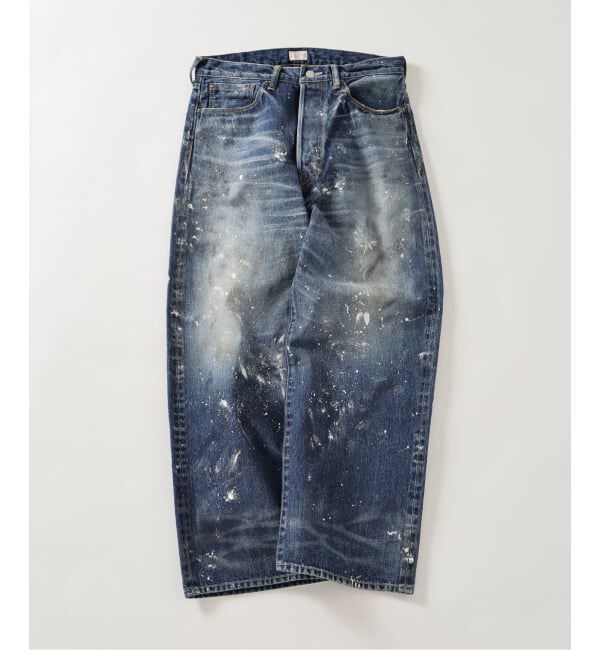 J.S.Homestead「《予約》J.S.Homestead / エイジングデニム ワイド 5ポケ ペイント」|デニム|