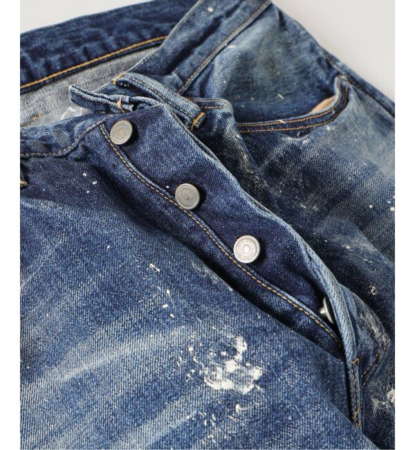 J.S.Homestead「《予約》J.S.Homestead / エイジングデニム ワイド 5ポケ ペイント」|デニム|