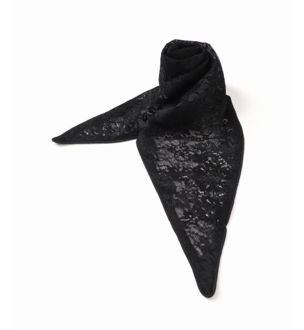 JOURNAL STANDARD「《予約》【LAYAS/レイヤーズ】 LACE TRIANGLE SCARF」|バンダナ・スカーフ|
