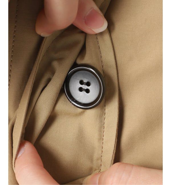 JOURNAL STANDARD relume「《追加》［26SS新作］コットンナイロンAラインステンコート」|ステンカラーコート|