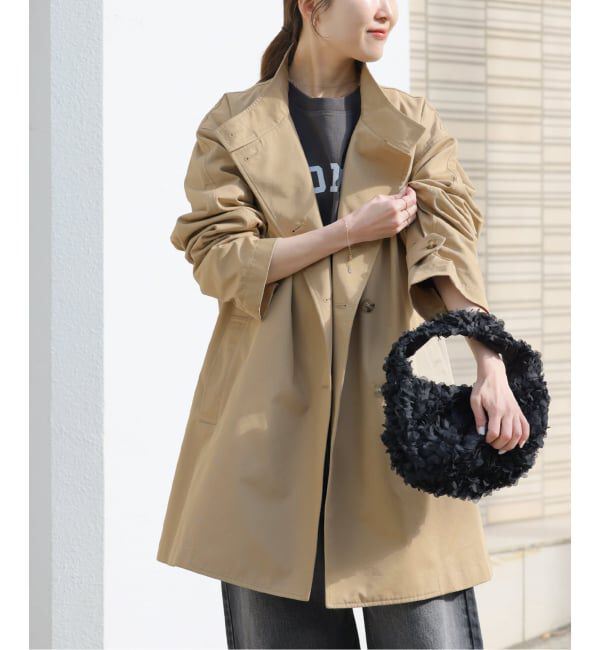 JOURNAL STANDARD relume「《追加》［26SS新作］撥水 / スタンドポンチョコート」|トレンチコート|