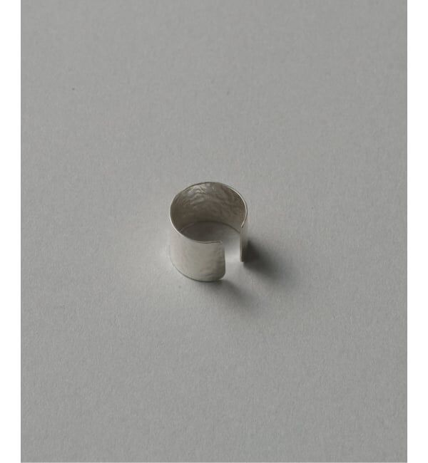 Spick and Span「【SAMH by LILAS】テクスチャーワイドイヤーカフ SV（片耳）」|イヤーカフ|