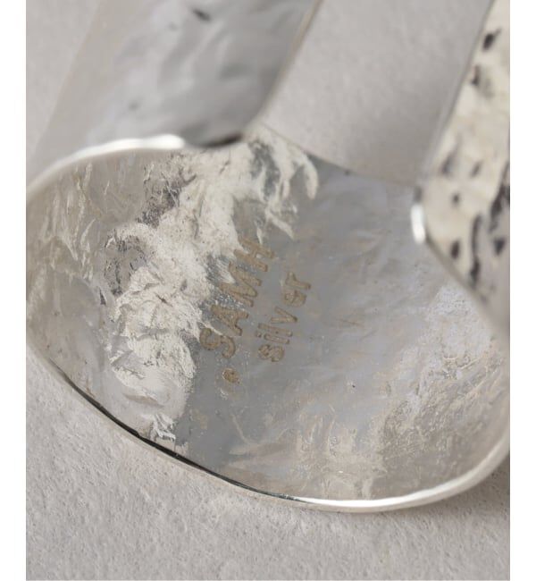 Spick and Span「【SAMH by LILAS】テクスチャーワイドイヤーカフ SV（片耳）」|イヤーカフ|