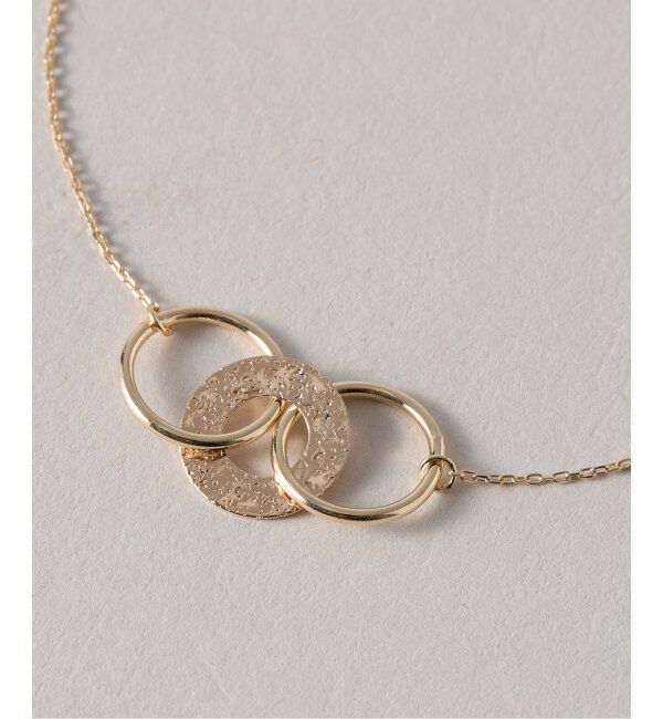 Lilas by Spick&Span「トリオサークルモチーフブレスレット K10」|ブレスレット・バングル|