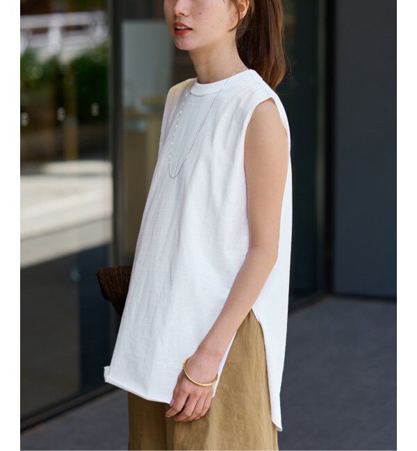 FRAMeWORK「ATON/エイトン 12/-AIR SPINNING ROUND HEM タンクトップ」|タンクトップ|