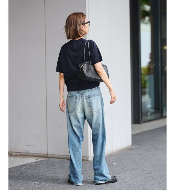 FRAMeWORK「イタリアヤーン basicハーフスリーブプルオーバー」|ニット・セーター|