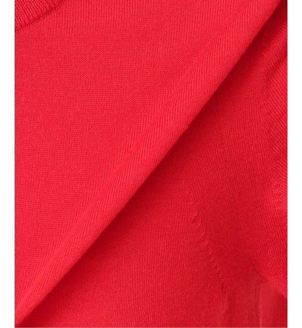 FRAMeWORK「イタリアヤーン basicハーフスリーブプルオーバー」|ニット・セーター|